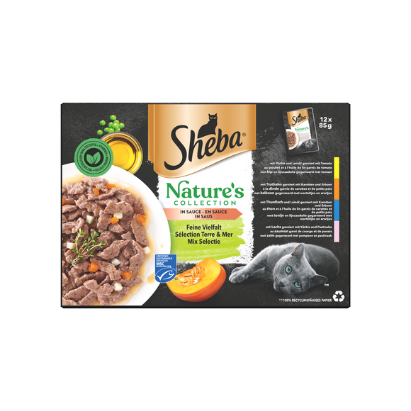 SHEBA NATUR COLL GEL MIX SEL MP 12x85 GR