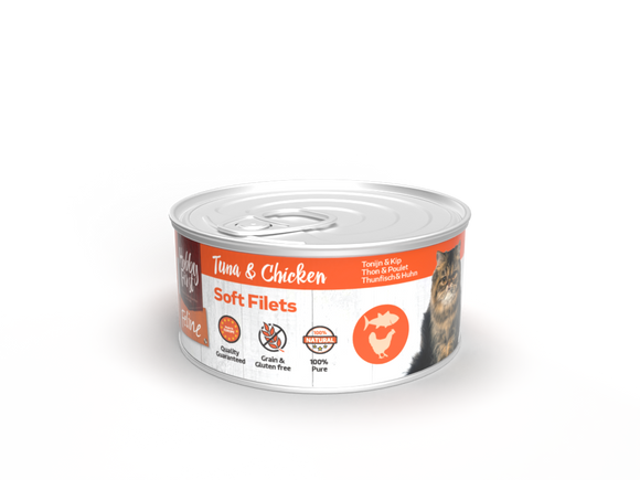 HFF BLIK SOFT FILETS TONIJN&KIP 70 GR