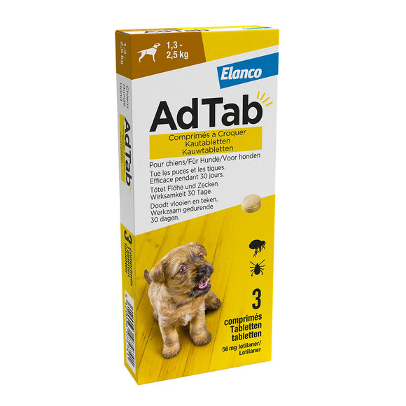 ADTAB HOND KAUWTABL 1,3-2,5KG 3 TABL