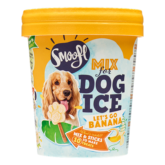 SMOOFL HONDEN IJSMIX BANAAN 160 GR