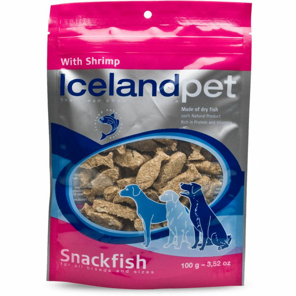 ICELAND PET SNACKFISH DG GARNAAL 100 GR