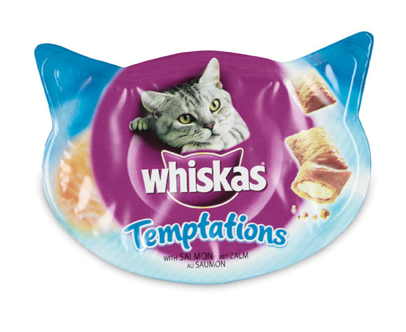 WHISKAS TEMPTATIONS ZALM 60 GR