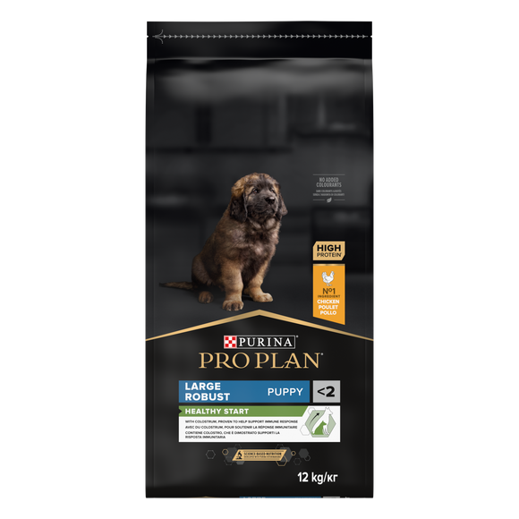 PRO PLAN PUP L RBST HLTHY ST KIP 12 KG