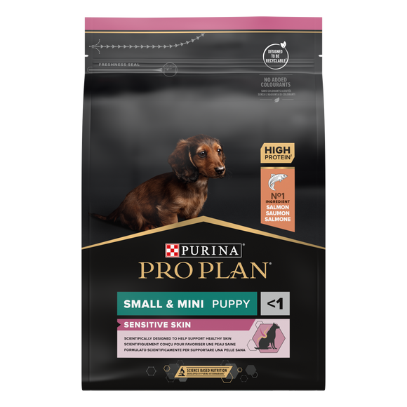 PRO PLAN PUP S/MI SENS SKIN ZLM 3 KG