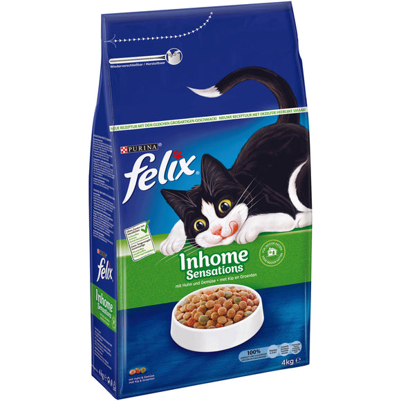 FELIX SENSATIONS DROOG INHOME 4 KG