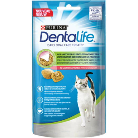 DENTALIFE KAT SNACK ZALM 40 GR