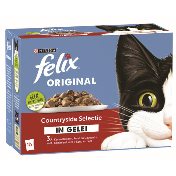 FELIX ORG PCH GEL CNTRYSD SEL MP 12x85 GR