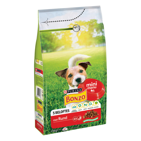 BONZO DROOG MINI MENU RUND 1.5 KG