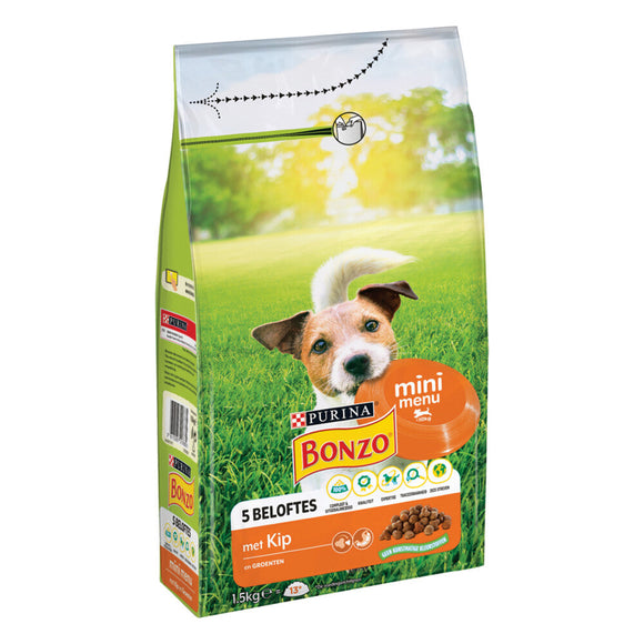 BONZO DROOG MINI MENU KIP 1.5 KG