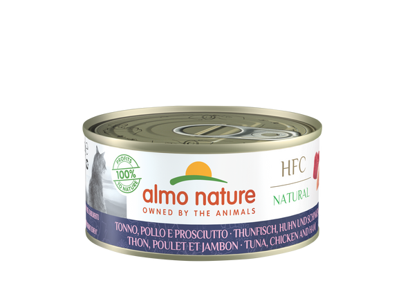 ALMO NAT HFC CAT TONIJN&KIP&HAM 150 GR