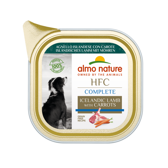 ALMO NAT HFC ALU DOG LAM WORTEL 85 GR