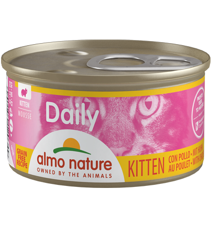 ALMO NAT DMENU CAT KITTEN KIP 85 GR