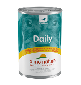 ALMO NAT DMENU DOG KIP 400 GR