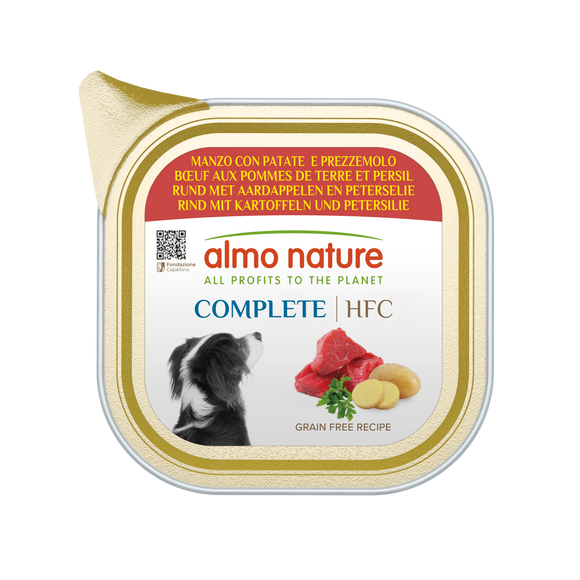 ALMO NAT HFC ALU DOG RUND AARD 150 GR