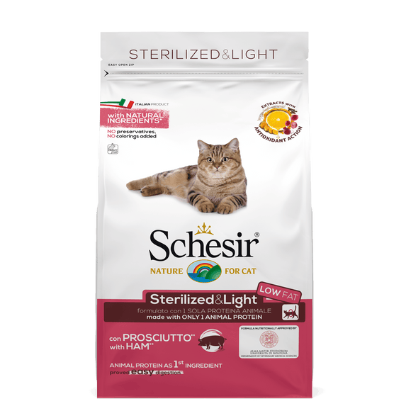 SCHESIR KAT DRY STERILIZED HAM 1.5 KG