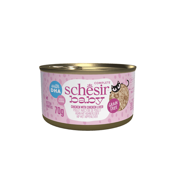 SCHESIR BABY KITTEN KIP&LEVER 70 GR