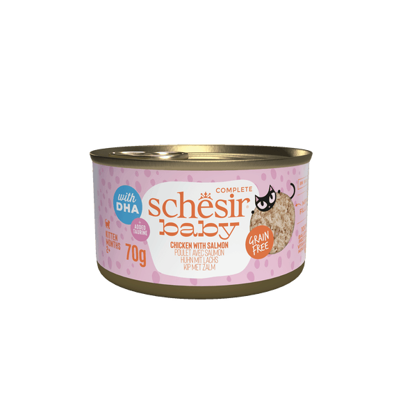 SCHESIR BABY KITTEN KIP&ZALM 70 GR