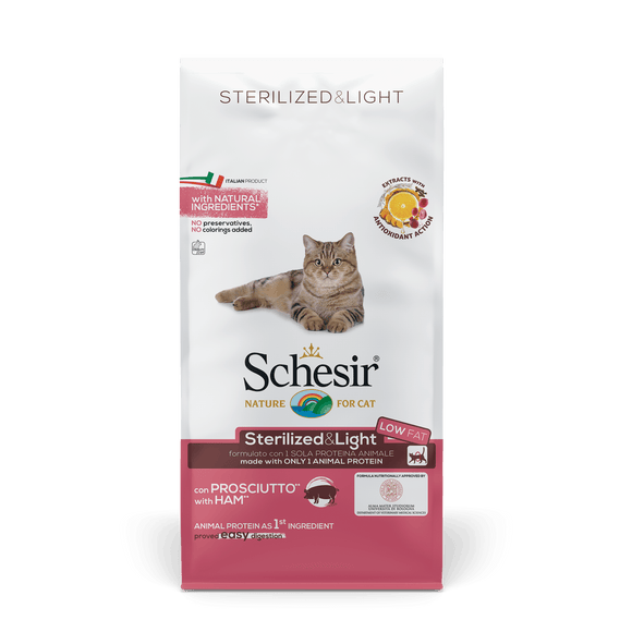 SCHESIR KAT DRY STERILIZED HAM 10 KG