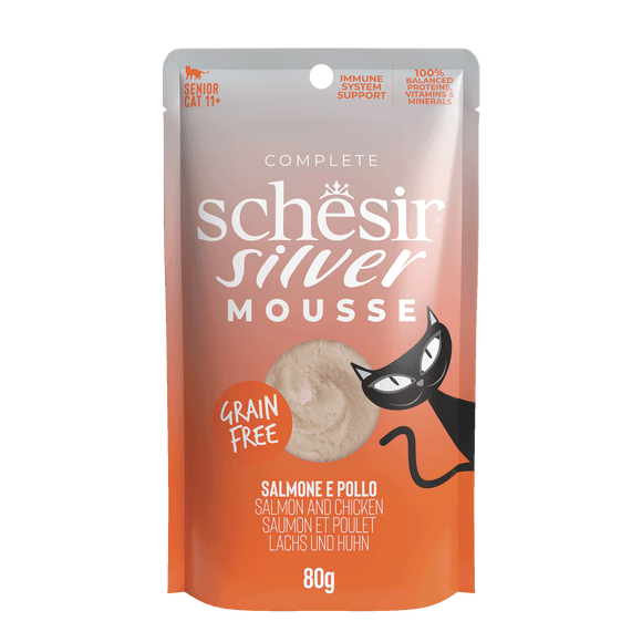 SCHESIR SILVER KAT ZALM MOUSSE 80 GR