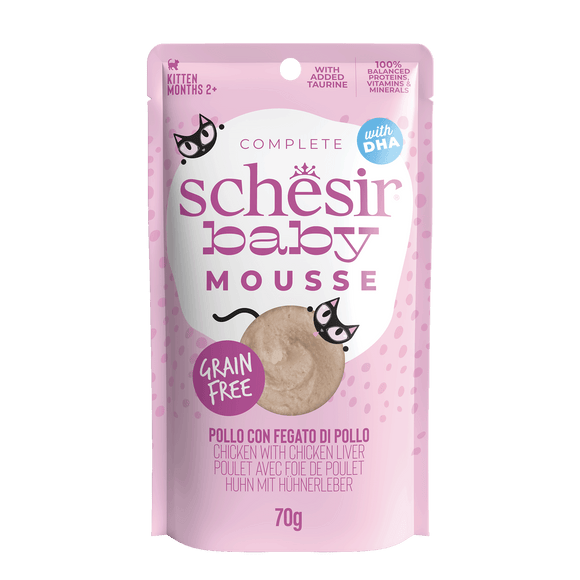 SCHESIR BABY KITTEN KIP MOUSSE 70 GR