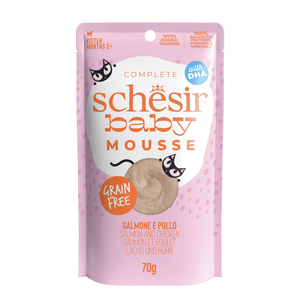 SCHESIR BABY KITTEN ZALM MOUSSE 70 GR