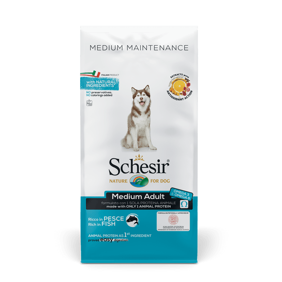 SCHESIR HOND DRY MED VIS 12KG 12 KG