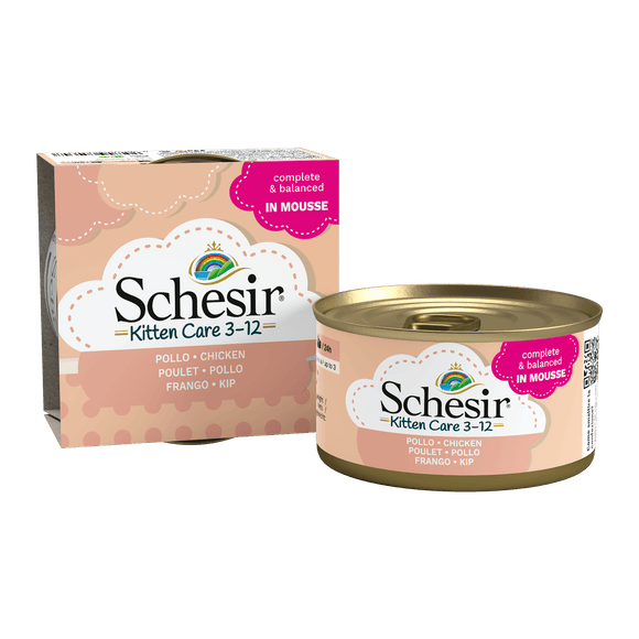 SCHESIR KITTEN MOUSSE 3-12 KIP 85 GR