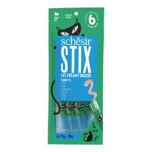 SCHESIR STIX KAT TONIJN 6x15 GR