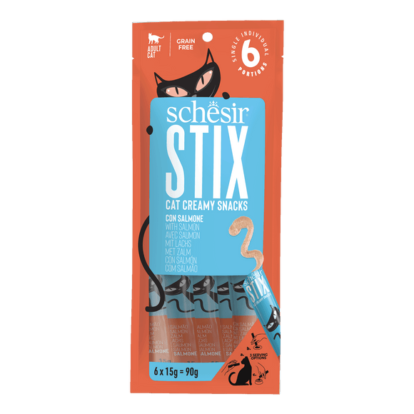 SCHESIR STIX KAT ZALM 6x15 GR