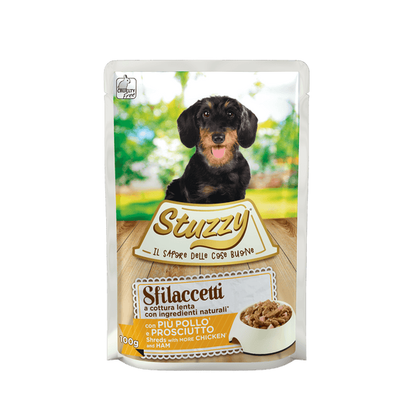 STUZZY HOND SFILACCETTI KIP HAM 100 GR