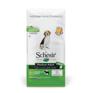 SCHESIR HOND DRY MED LAMB 12KG 12 KG