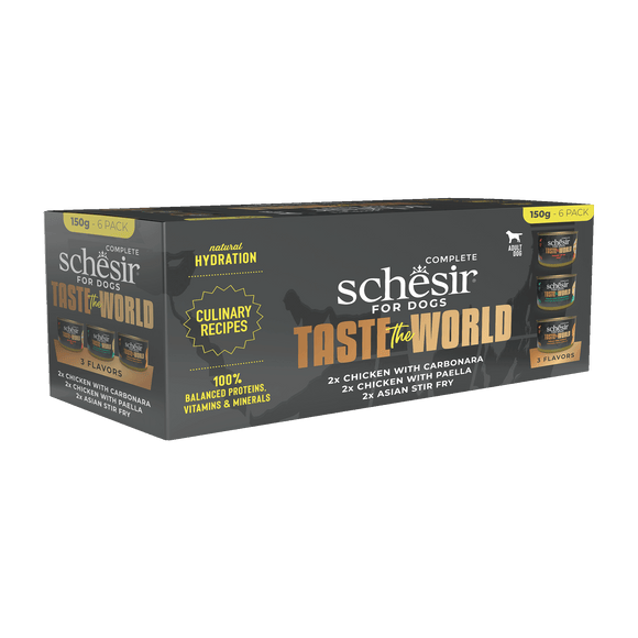 SCHESIR TW HOND VARIETY PACK 6x150 GR