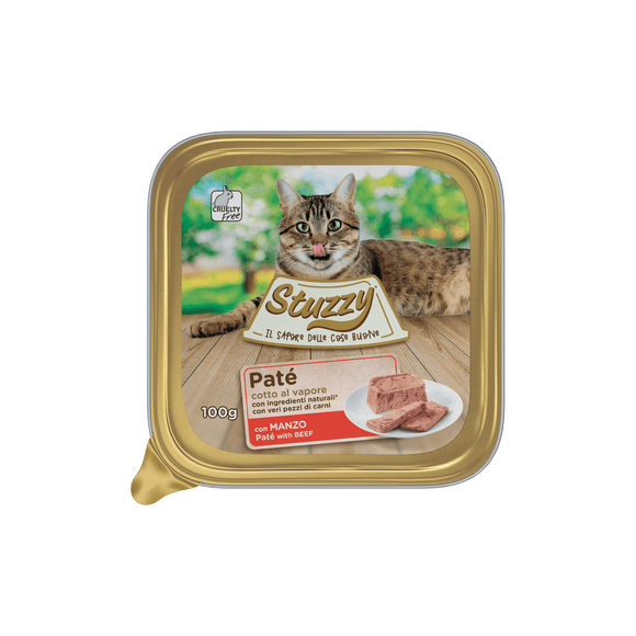 STUZZY KAT PATE RUND 100 GR