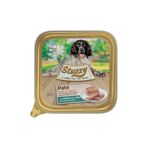 STUZZY HOND PATE LAM/RIJST 150 GR