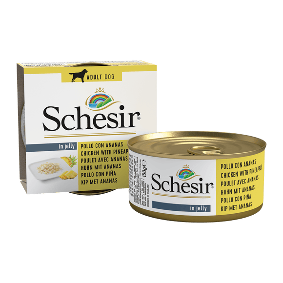 SCHESIR HOND KIPFILET ANANAS 150 GR