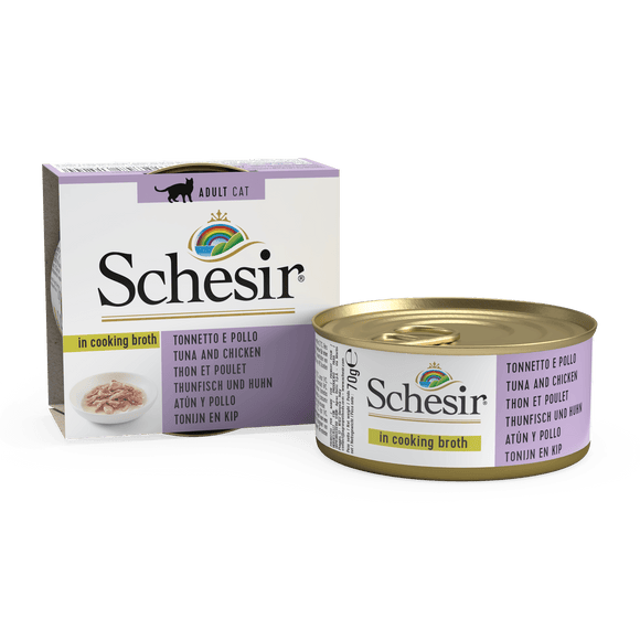 SCHESIR KAT BOUILLON TONIJN KIP 70 GR