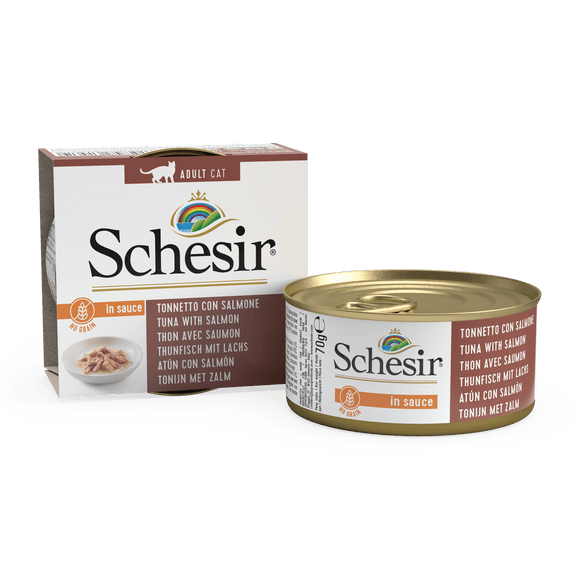 SCHESIR KAT TONIJN ZALM SAUS 70 GR