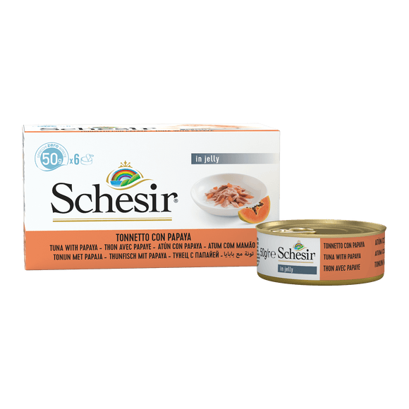 SCHESIR KAT TONIJN PAPAYA 6x50 GR