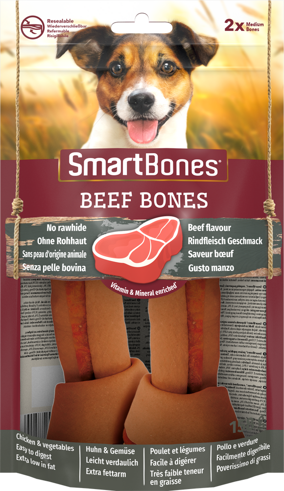 SMARTBONES BEEF MEDIUM  2 ST