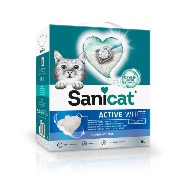 SANICAT ACTIVE WHITE 6 LTR