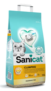 SANICAT CLUMPING UNSCENTED 10 LTR