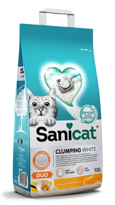 SANICAT CLUMPING WH DUO VANILLA 10 LTR