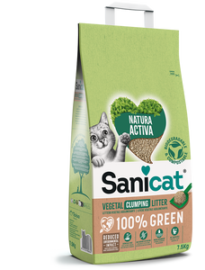 SANICAT NATURA ACTIVA 100% GREEN 7.5 KG