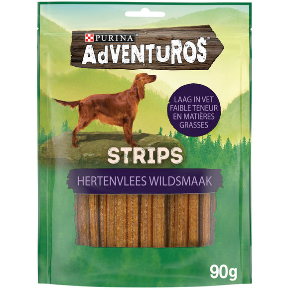 ADVENTUROS STRIPS HERTENVLEES 90 GR