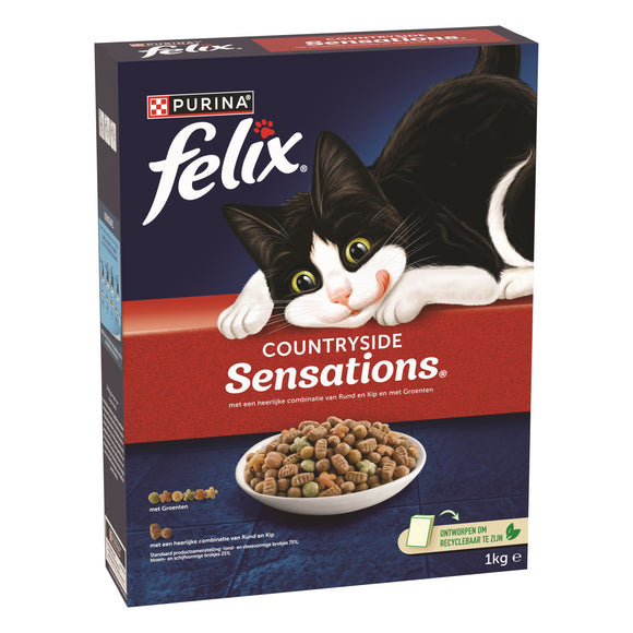 FELIX SENSATIONS DROOG CNTRYSD 1 KG