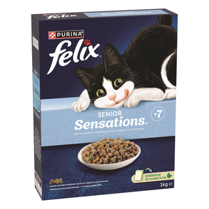 FELIX SENSATIONS DROOG SENIOR 1 KG