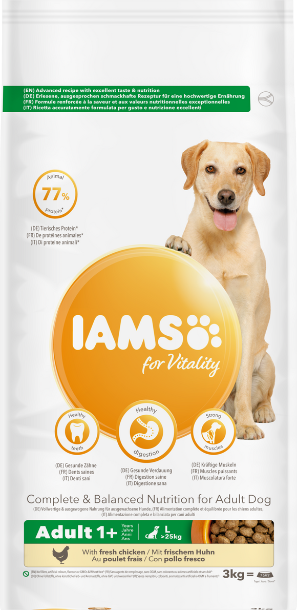 IAMS DOG ADULT LRG CHKN 3 KG