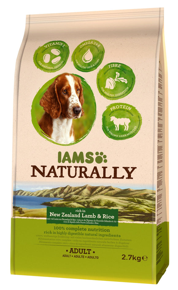 IAMS NTRL DOG AD NZ LAMB&RICE 2.7 KG