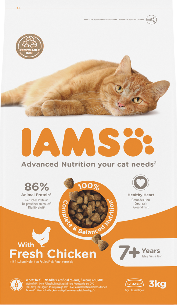 IAMS CAT SENIOR CHKN 3 KG