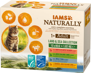 IAMS NTRL PCH CAT AD L&S COLL MP 12x85 GR